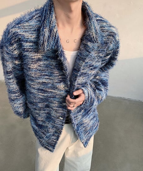 MOHAIR-LIKE SPRING SHIRT JACKET