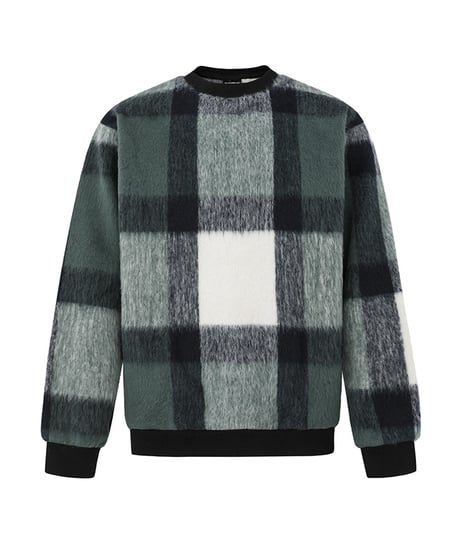 【一部即納】MOHAIRBLOCK FUZZ KNIT