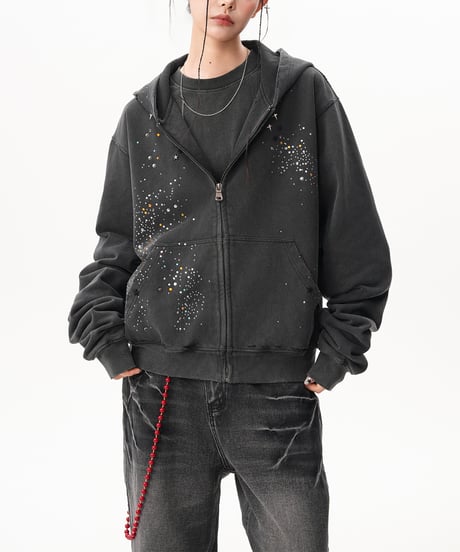 STARDUST DAMAGE HOODIE