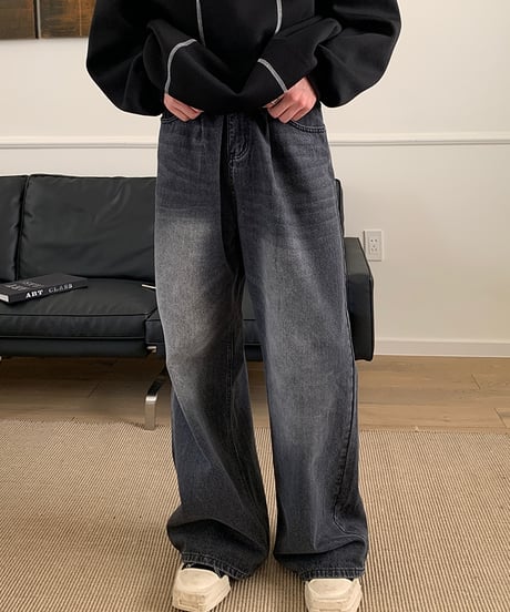 LOOSE STRAIGHT K-STYLE DENIM /3color