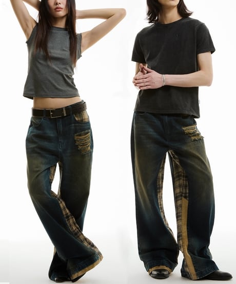 PATCHWORK VINTAGE JEANS