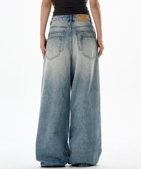 BROKENEDGE BAGGY DENIM（Clean）