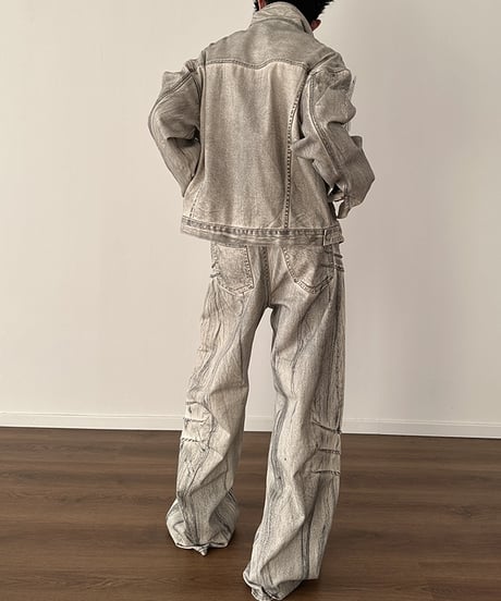 HIGH-END WASHED DENIM JACKET