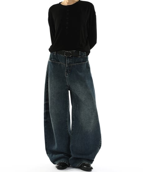 FADELINE LOOSE DENIM  /2color