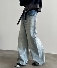 GRADIENT WASH WIDE DENIM
