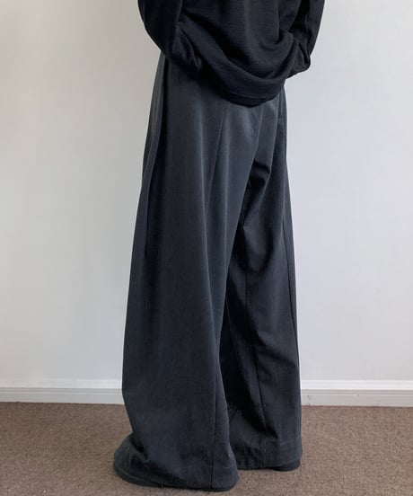CLASSIC DRAPE PLEATS PANTS /2color