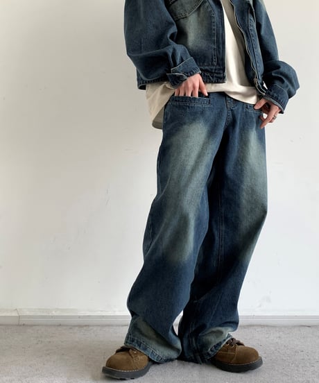 VINTAGE LOOSE STRAIGHT DENIM