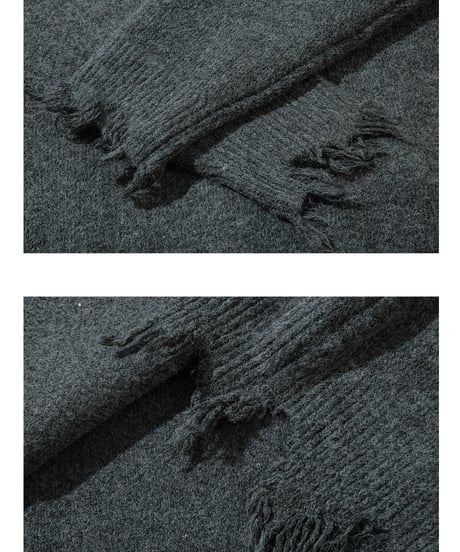 ASHNOISE HALF ZIP KNIT /2color