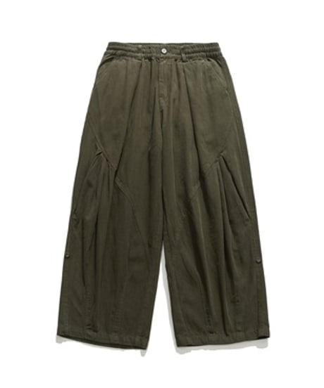 PLEATED WIDE PANTS /3color
