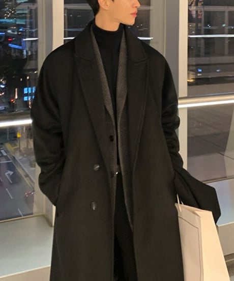 WOOL-LIKE BASIC COAT /2color