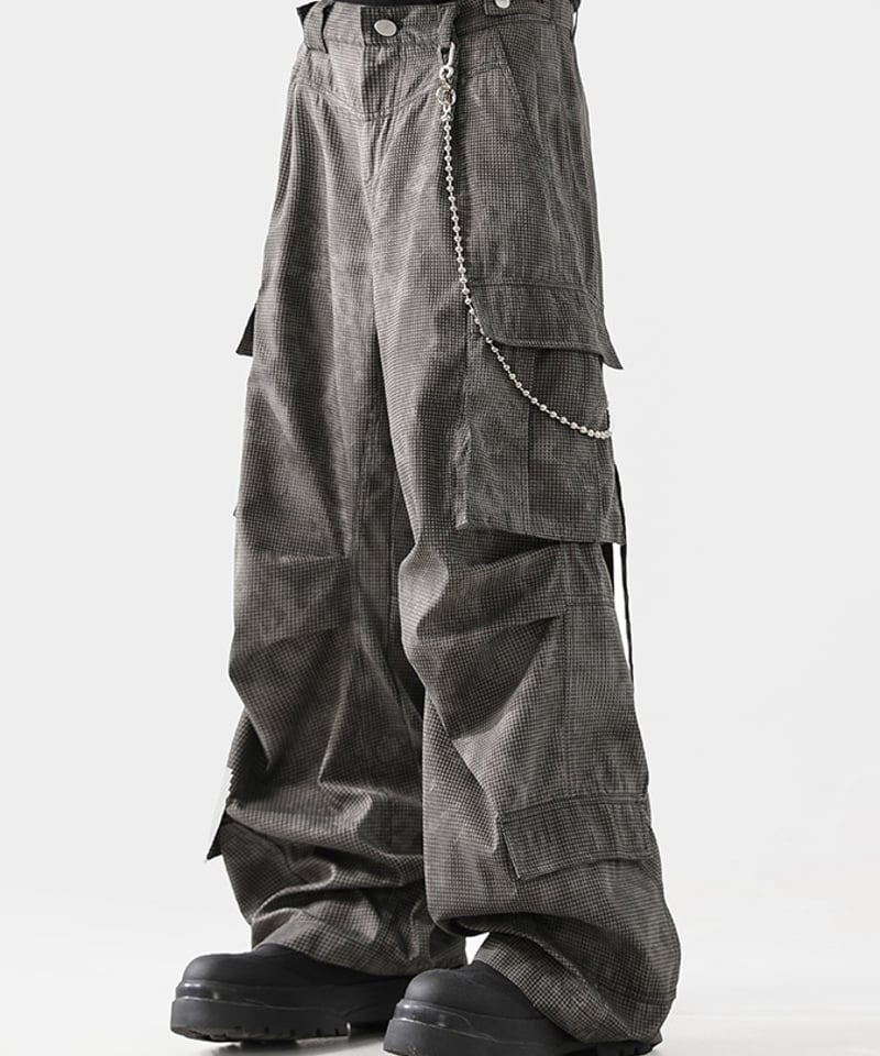 WIDE LEG CARGO PANTS /2color | Urban Edge
