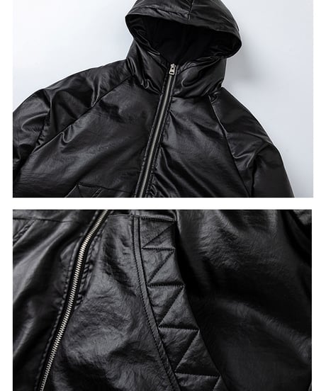 OBSIDIAN HOODED PADDED