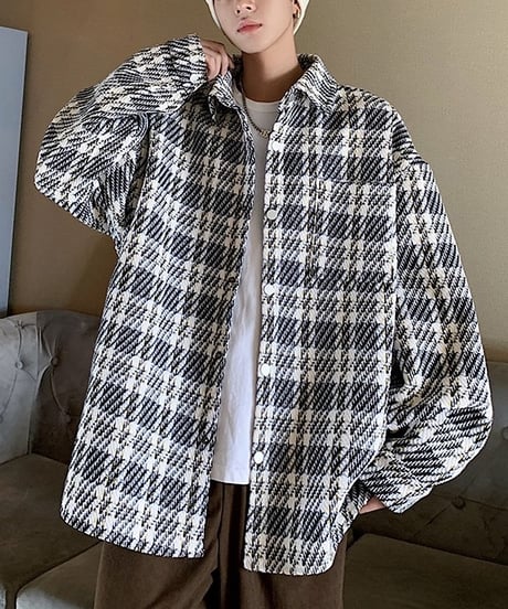 SPRING CHECK SHIRT JACKET /2color