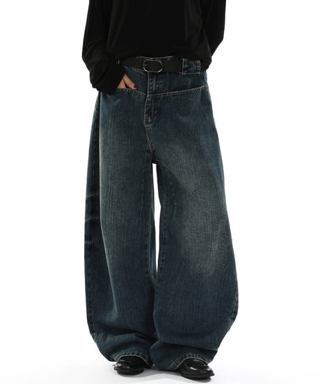 FADELINE LOOSE DENIM  /2color