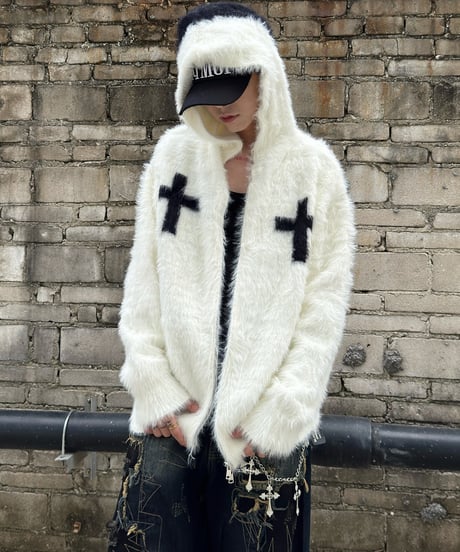 CROSSFUR W-ZIP HOODIE /3color