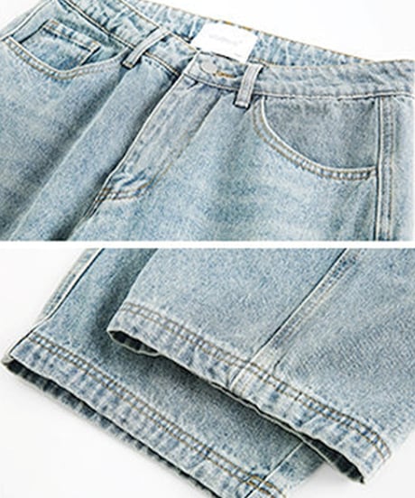 VINTAGE WASHED CARGO DENIM