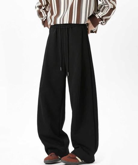 WIDE TUCK SWEATPANTS /2color