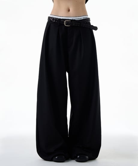 LAXPLEAT WIDE PANTS /2color