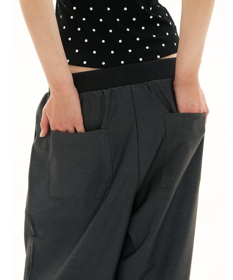 PLEATED FLOW PANTS /2color