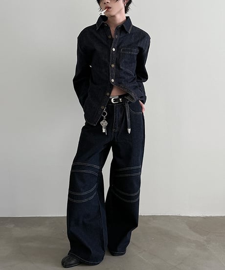 WASHD DENIM SHIRT JACKET