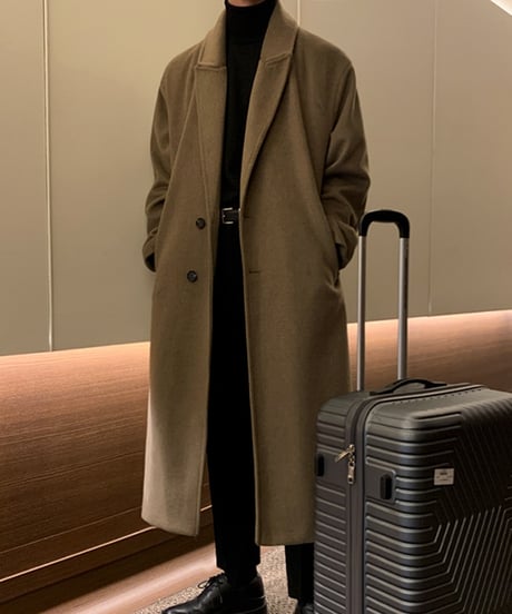 WOOL-LIKE BASIC COAT /2color