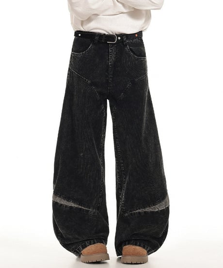 CORDVAULT WIDE PANTS  /2color
