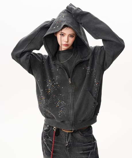 STARDUST DAMAGE HOODIE