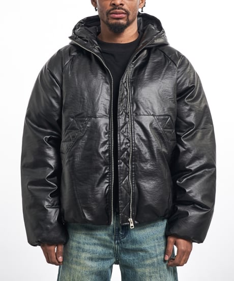 OBSIDIAN HOODED PADDED