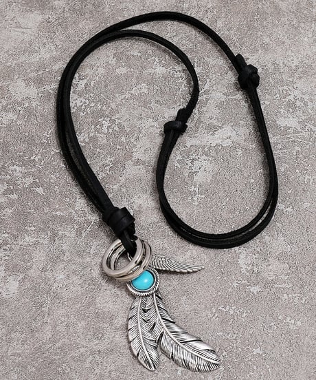 ETHNICSTYLE FEATHER NECKLACE
