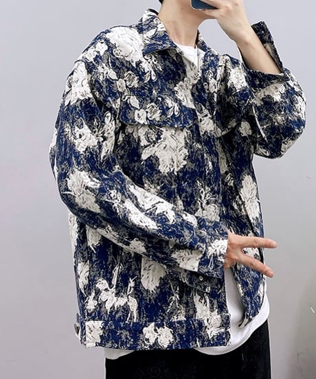 JACQUARD DENIM JACKET