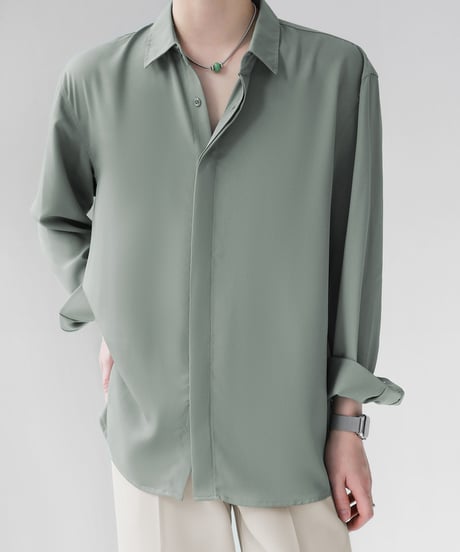 HIGH-END LOOSE DRAPE SHIRT /3color