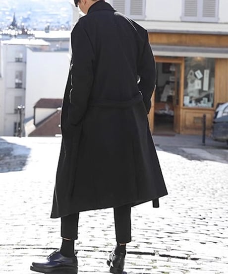 WOOL-LIKE CHESTER COAT /4color