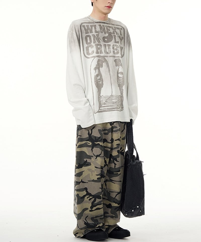 VINTAGECRUSH LONG TEE /2color | Urban Edge