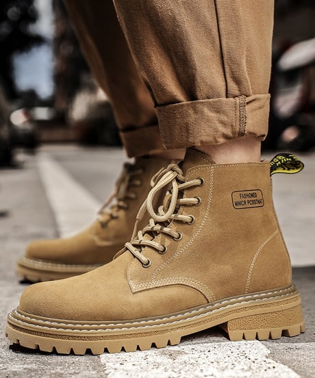 SIDE-ZIP HIGHTOP LEATHER BOOTS