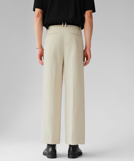 LOOSE DRAPE TUCK PANTS /3color