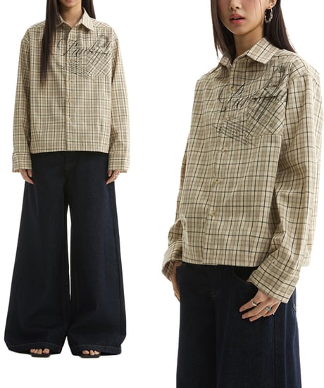 GLITCHCORE CHECK SHIRT