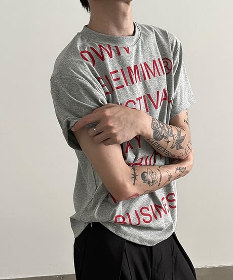 SIGNNOISE SCRIPT TEE /2color