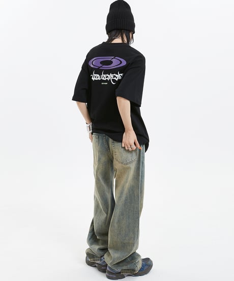 OLD WASH WIDE LEG DENIM