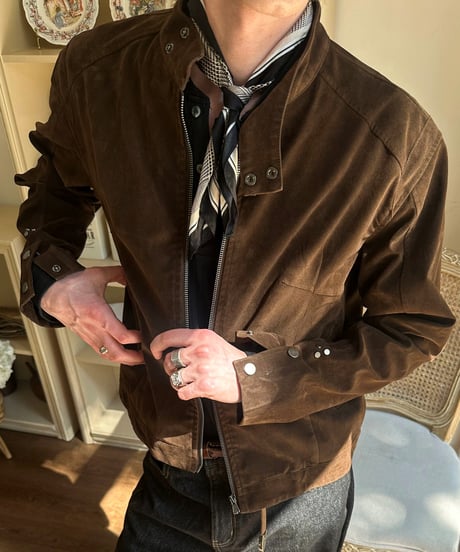 URBANSUEDE HARRINGTON JACKET /2color