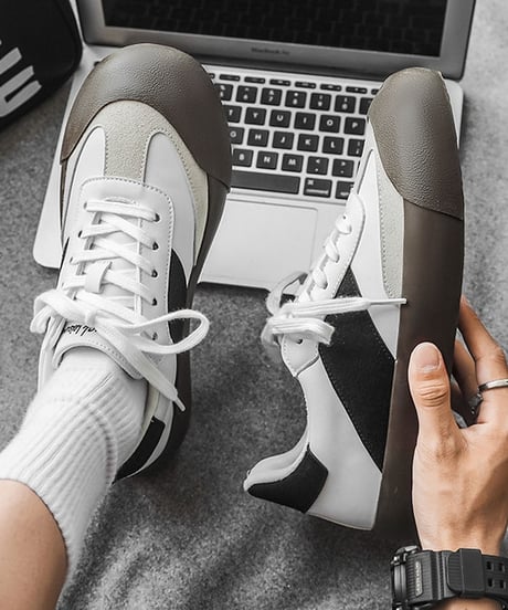 THICK-SOLED FLUFFY SNEAKERS /3color