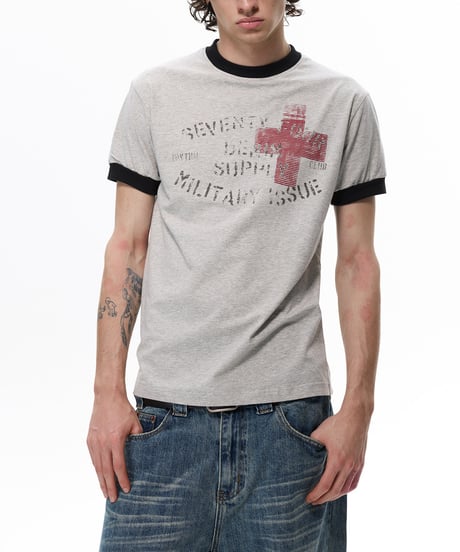 VINTAGECROSS RINGER TEE /3color