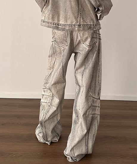 HIGH-END WASHED DESIGN DENIM