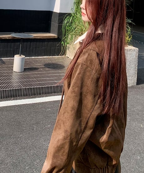 RUSTIC FAUX LEATHER JACKET