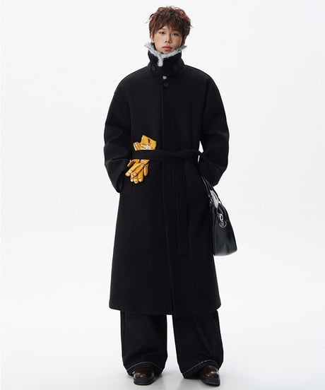 LUXFUR WOOL COAT /3color