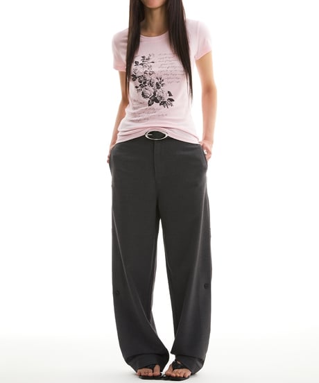 DOUBLE SEAM FLOW PANTS
