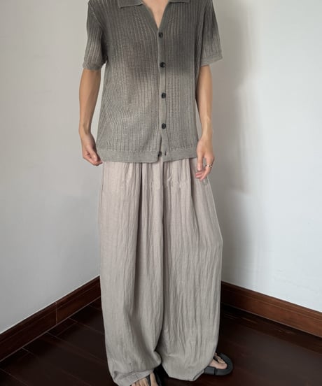 DRAPEFLOW WIDE PANTS /2color