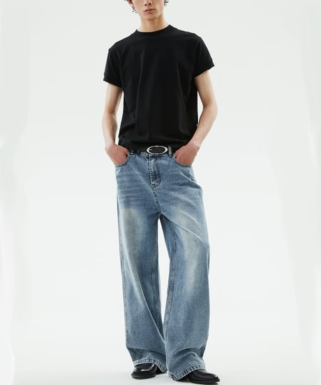 WIDE STRAIGHT VINTAGE DENIM