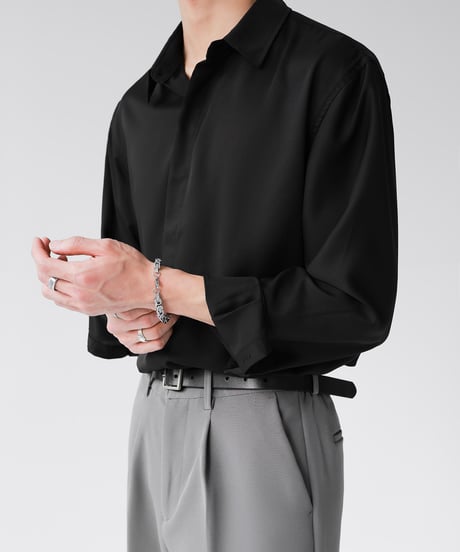HIGH-END LOOSE DRAPE SHIRT /3color