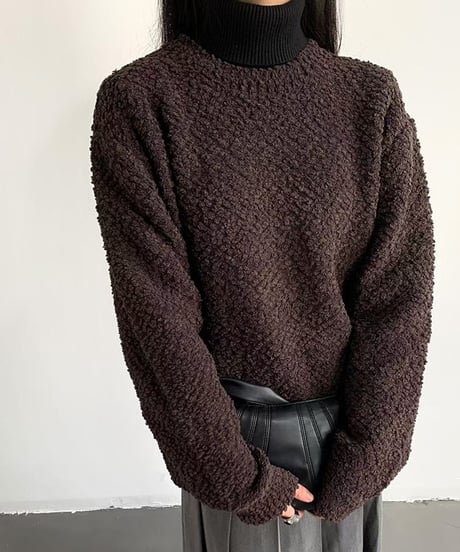 LOOSE CLOUD KNIT PULLOVER /2color