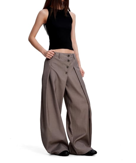 ASYMFLOW LOOSE PANTS /3color